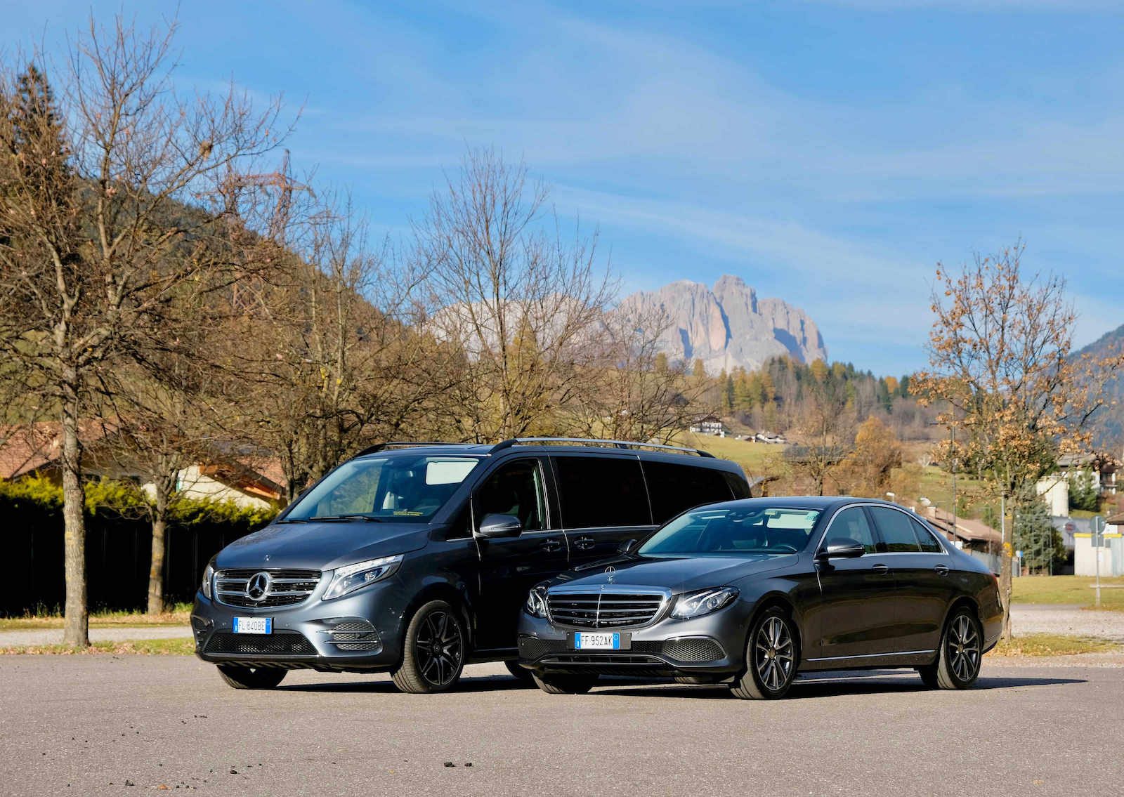 Picture of our vip cars branded Mercedes Benz: Classe E and Classe V