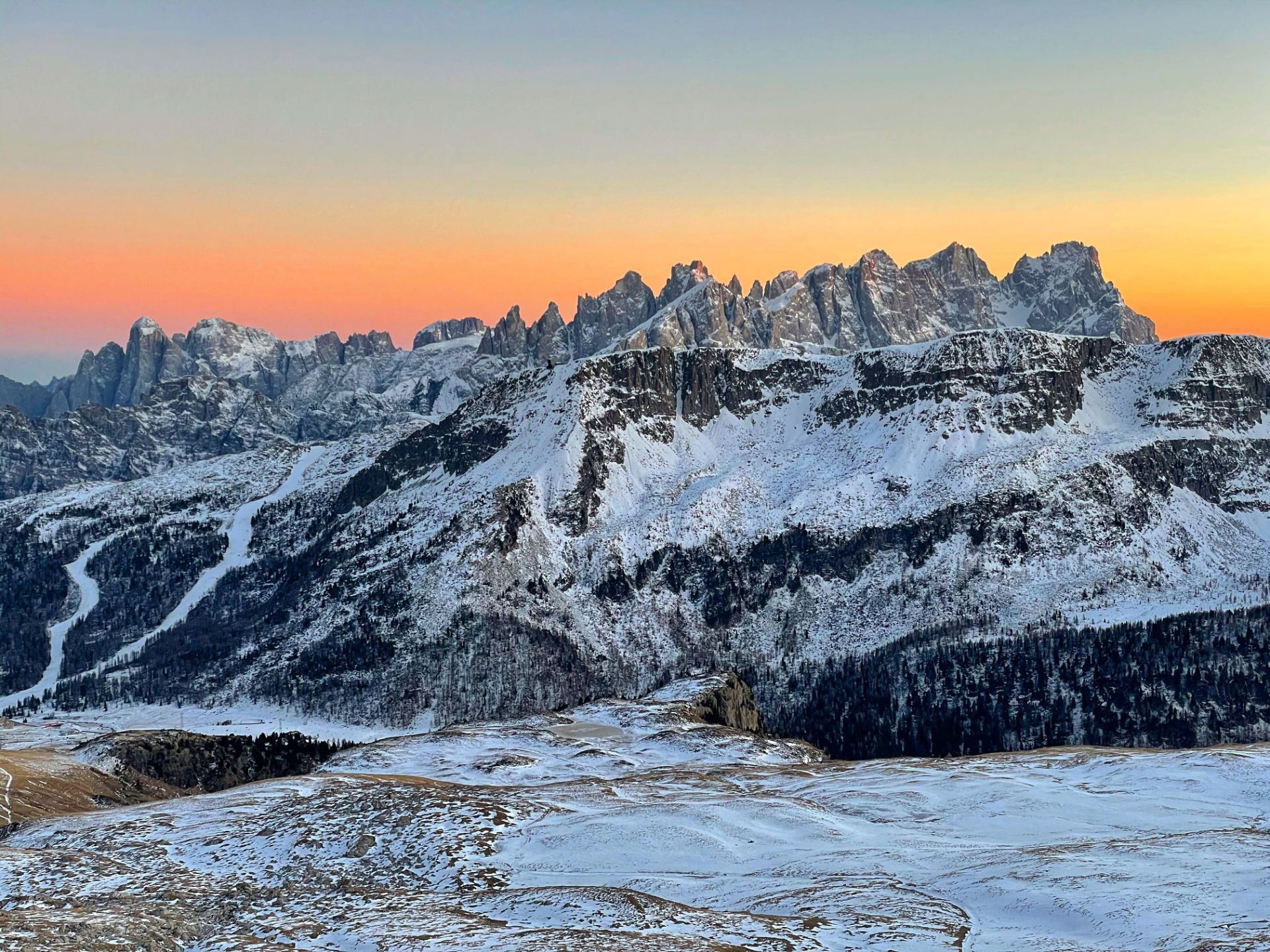 Gruppo montuoso delle Pale di San Martino nelle Dolomiti