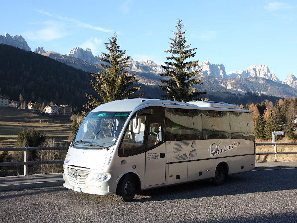 Foto Mercedes-Benz Beluga 818 di Desilvestro Taxi e Viaggi in Val di Fassa